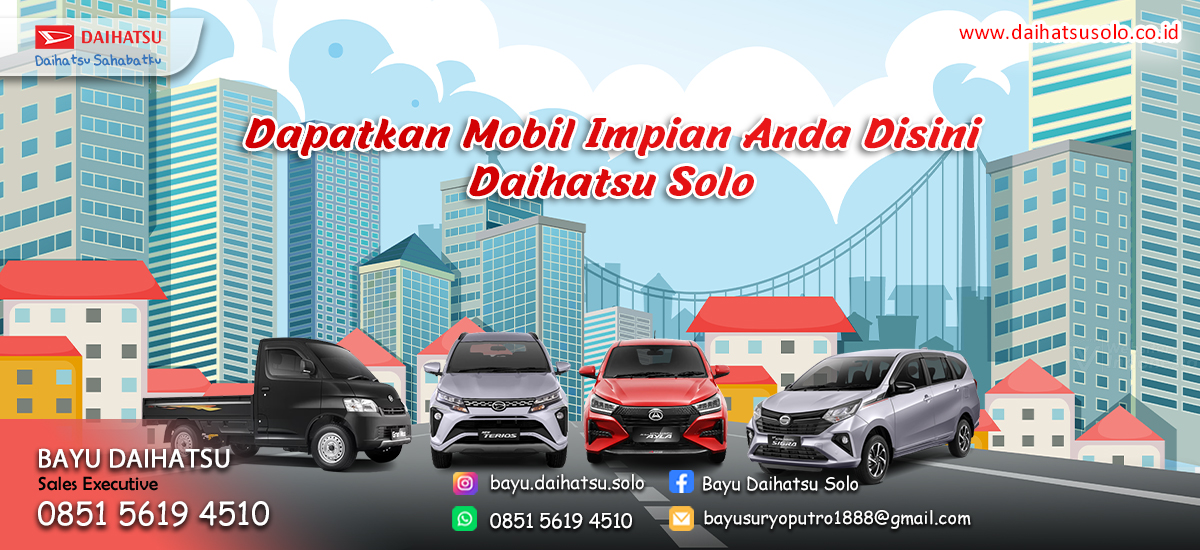 Dealer Daihatsu Solo: Promo Mobil Baru, Harga Terbaik & Layanan Resmi di Surakarta Dealer Daihatsu Solo: Promo Mobil Baru, Harga Terbaik & Layanan Resmi di Surakarta